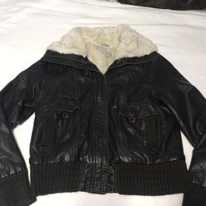 Women's Brown Bomber Jacket XL